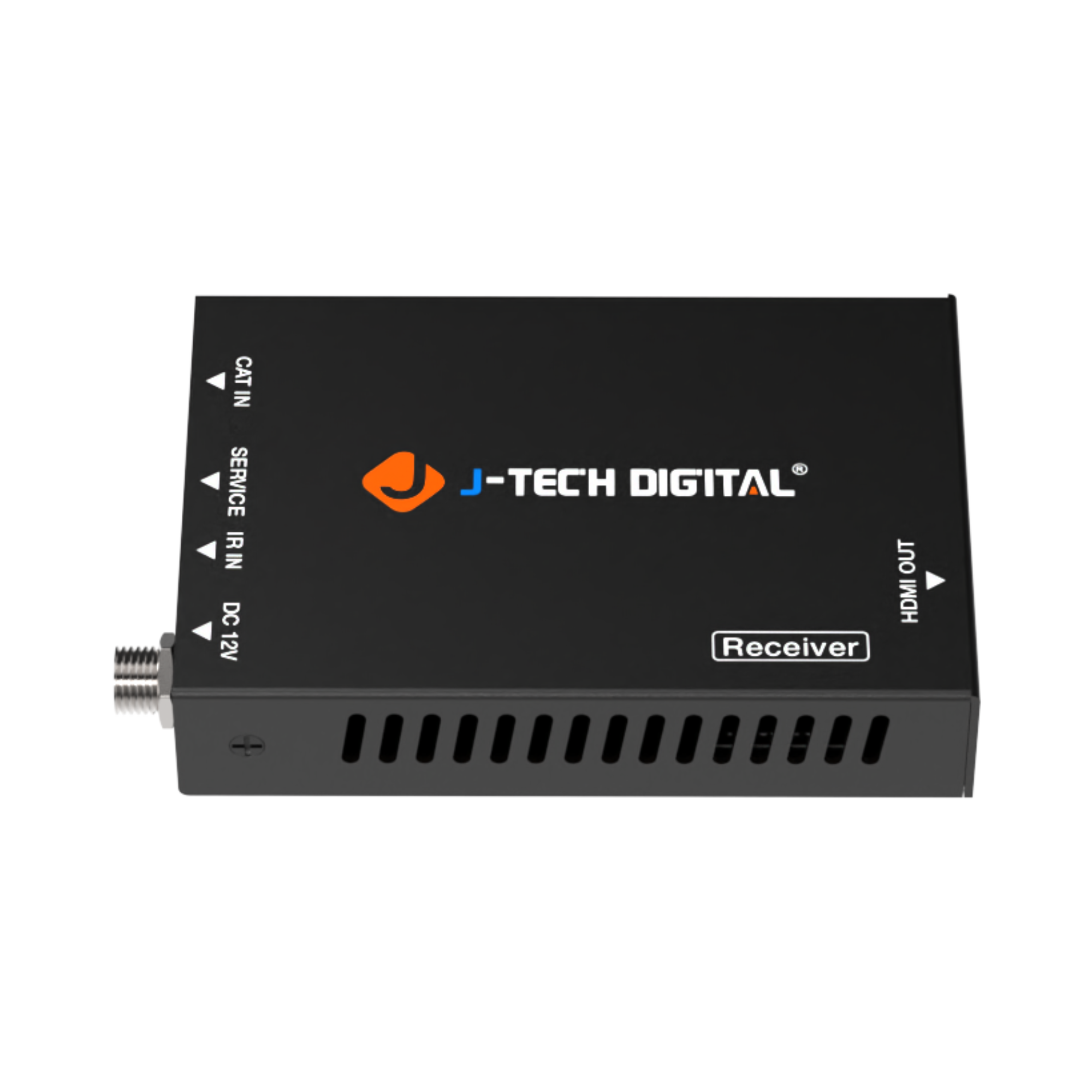 J-Tech Digital 4x4 HDMI matrix extender supports 4 HDMI inputs and outputs.