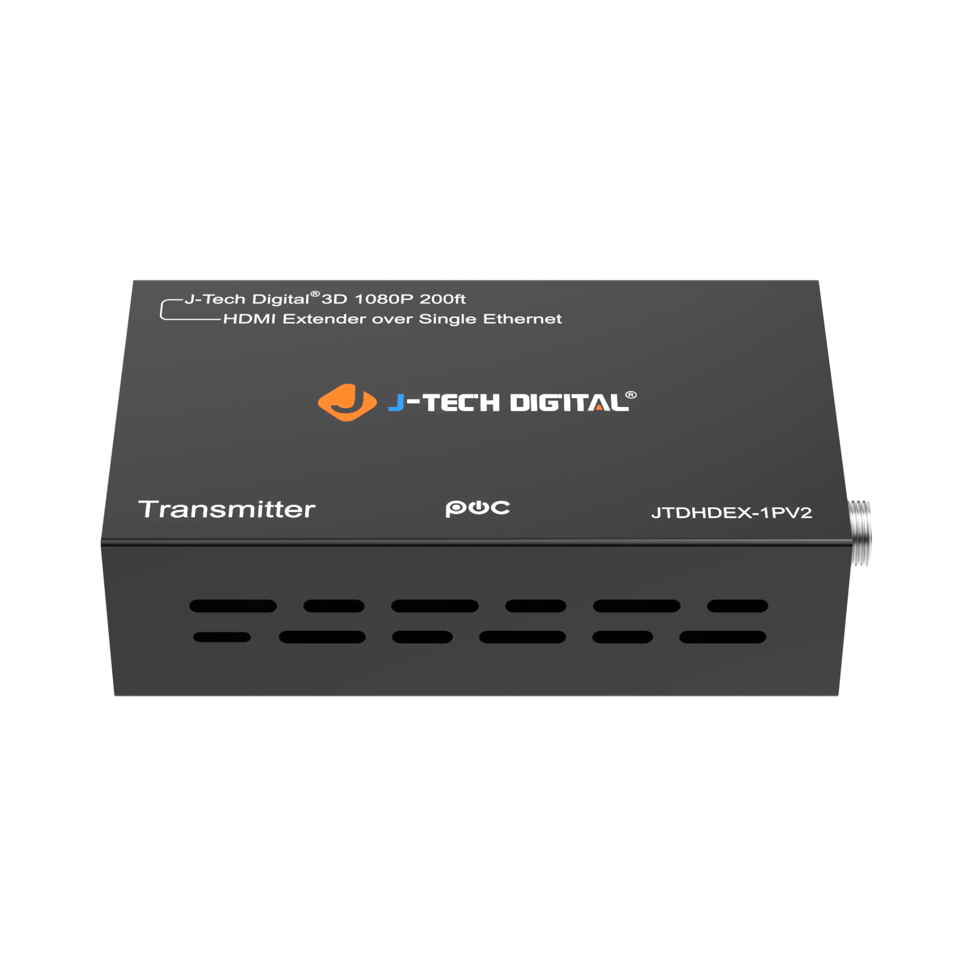HDMI Extender Balun with PoC support for simplified installation
