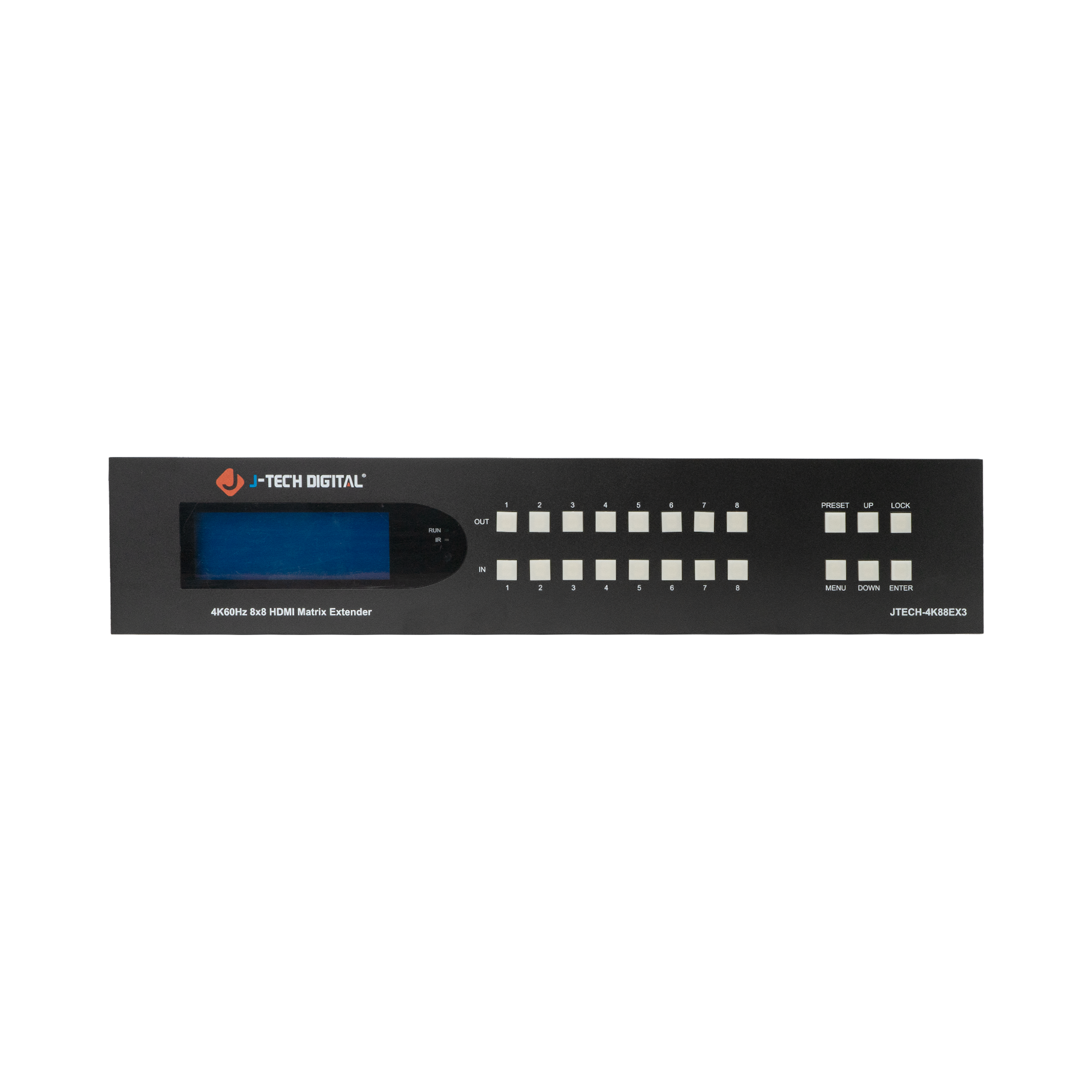 Extend 4K 60Hz signals up to 213ft with the 8x8 HDMI matrix extender and HDR support.