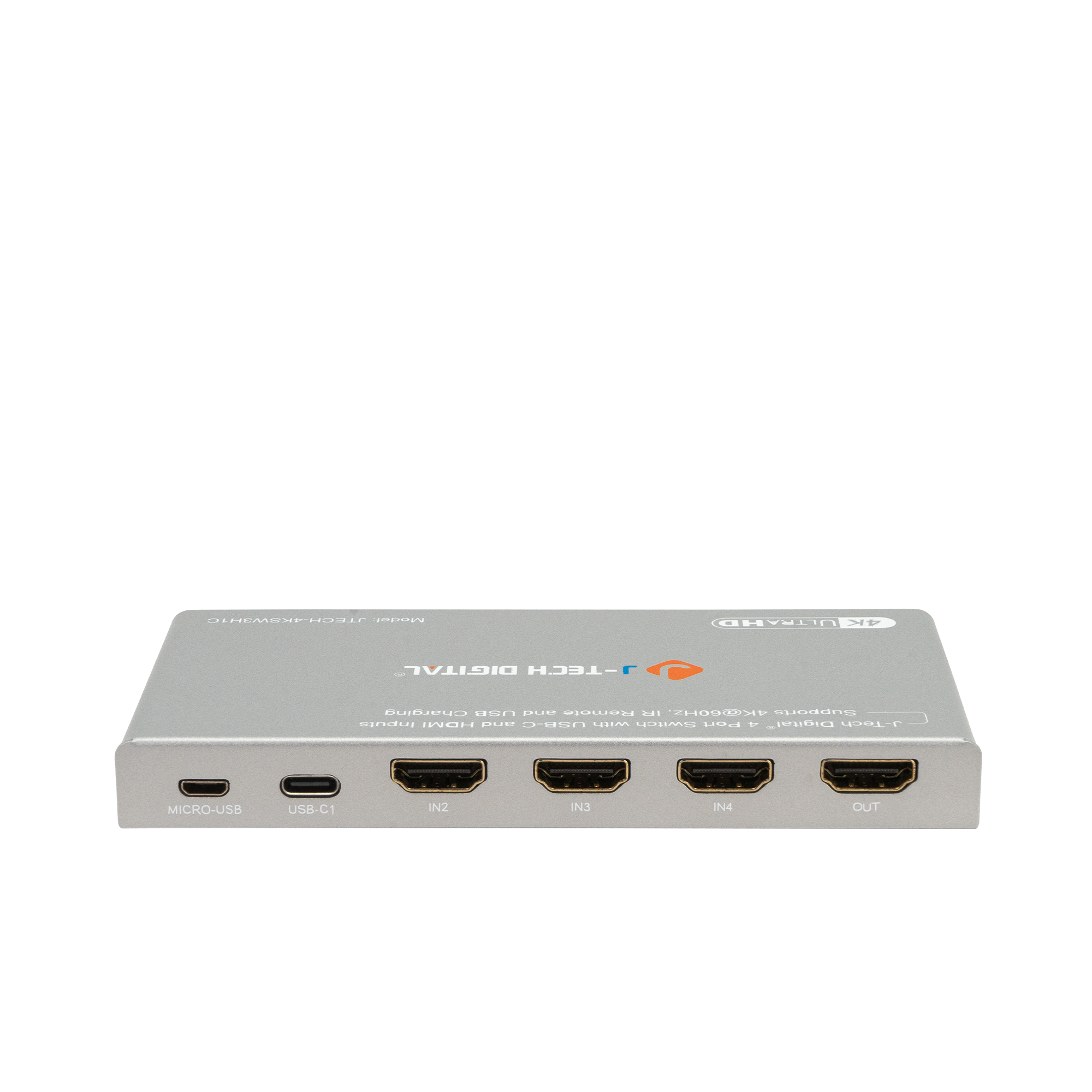 High-Performance 4x1 HDMI Switch – Supports 4K 60Hz, HDR, Dolby Vision, and allows switching between up to 4 devices with auto and manual switching modes.