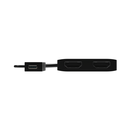 Plug & play USB Type-A/C to Dual HDMI adapter for Windows and Mac