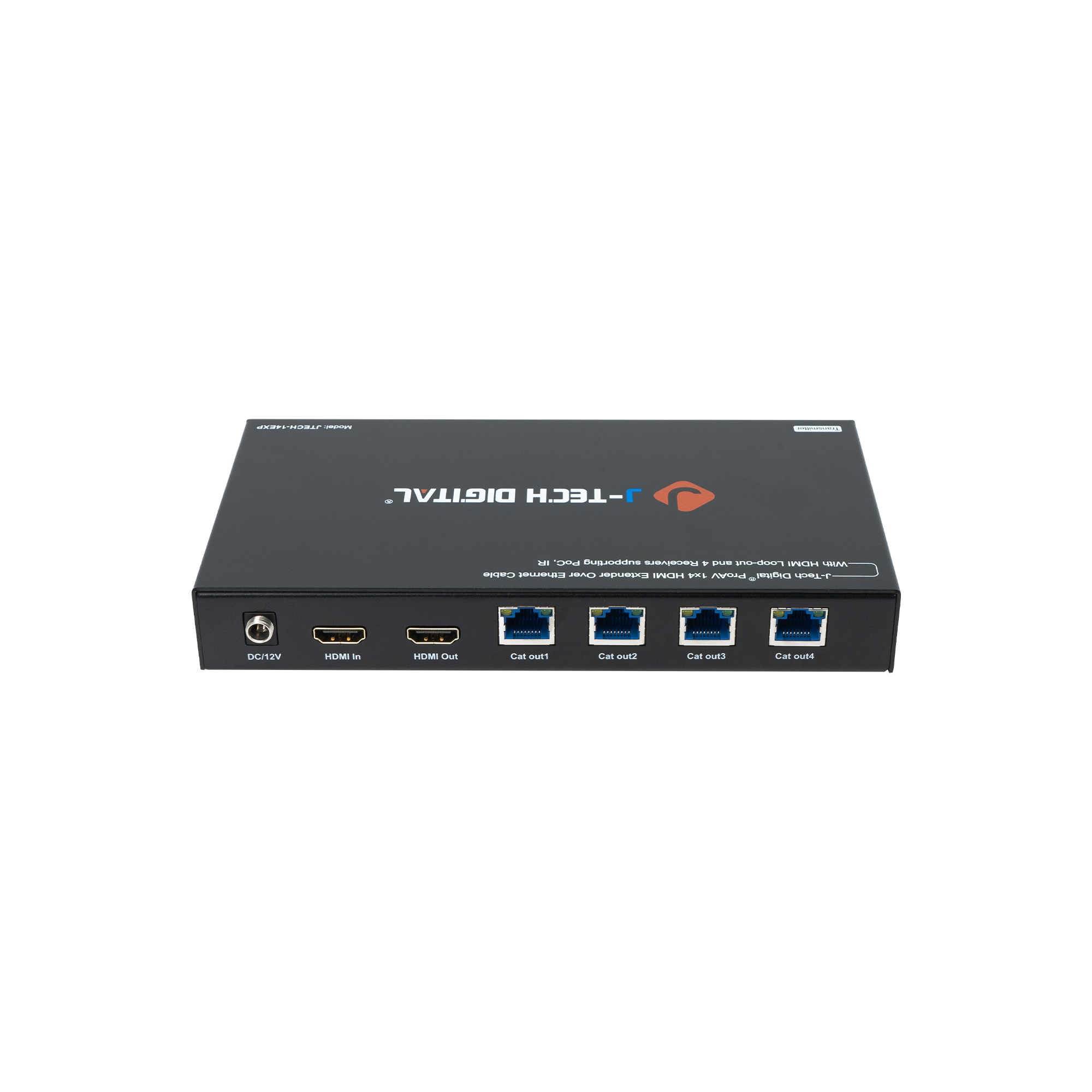 1x4 HDMI Extender Splitter with local HDMI loop-out port