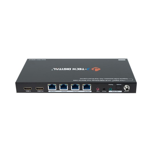 Extend and split 4K HDMI signals with HDMI Extender Splitter