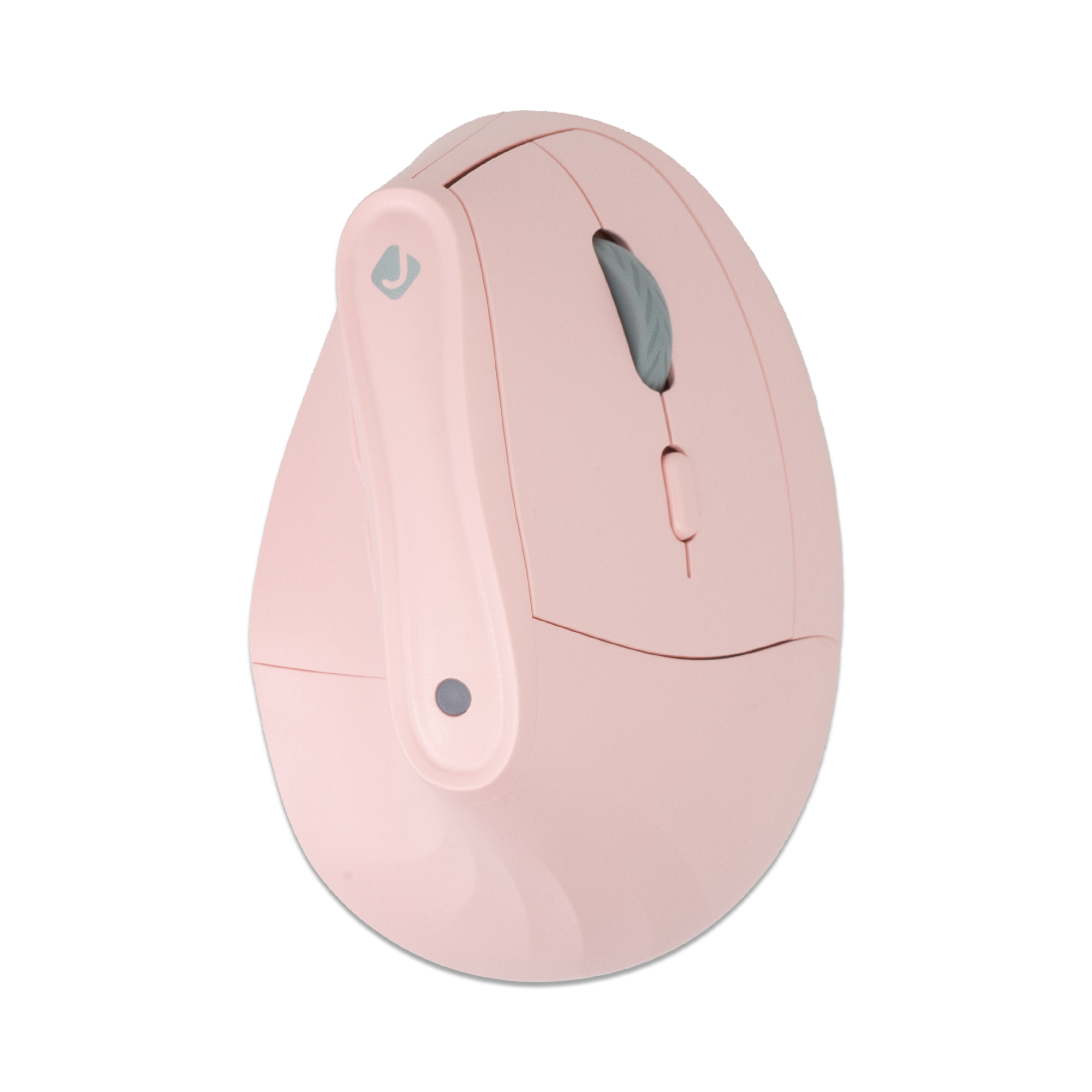 Wireless ergonomic mouse for small to medium hands with power-saving modes