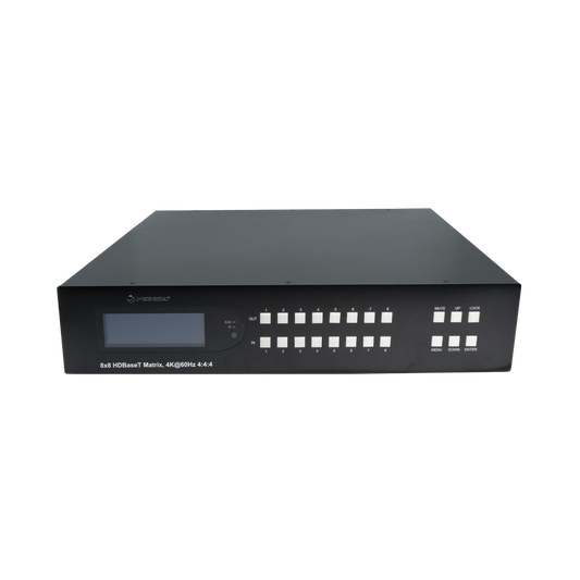 Extend HDMI signals up to 130ft with 8x16 HDMI matrix extender.