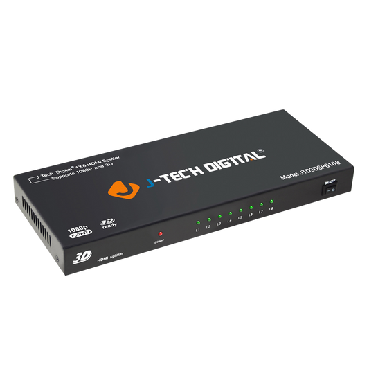 1x8 HDMI splitter for 8 displays