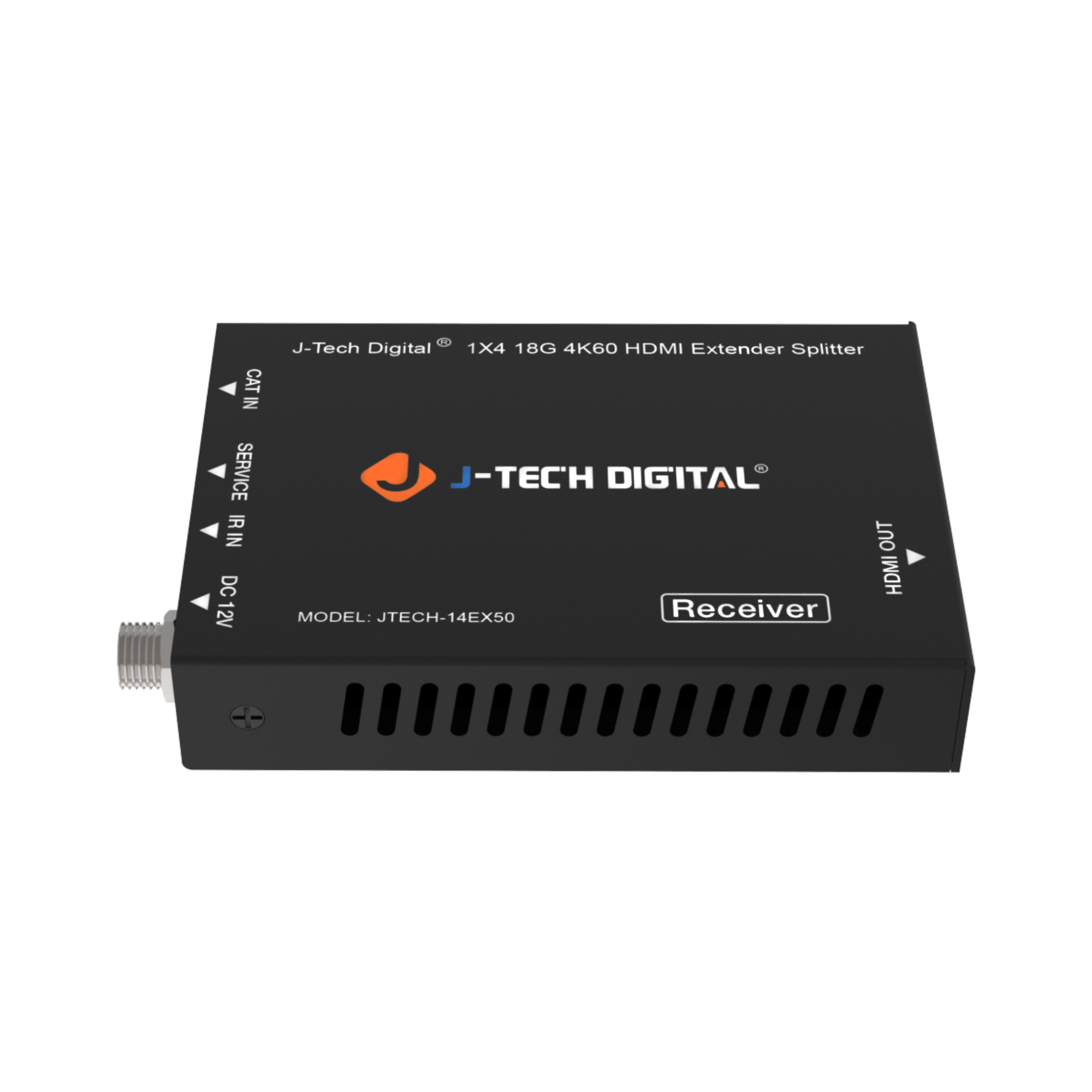 1-In 4-Out HDMI Splitter with Loop-Out and PoC Support
