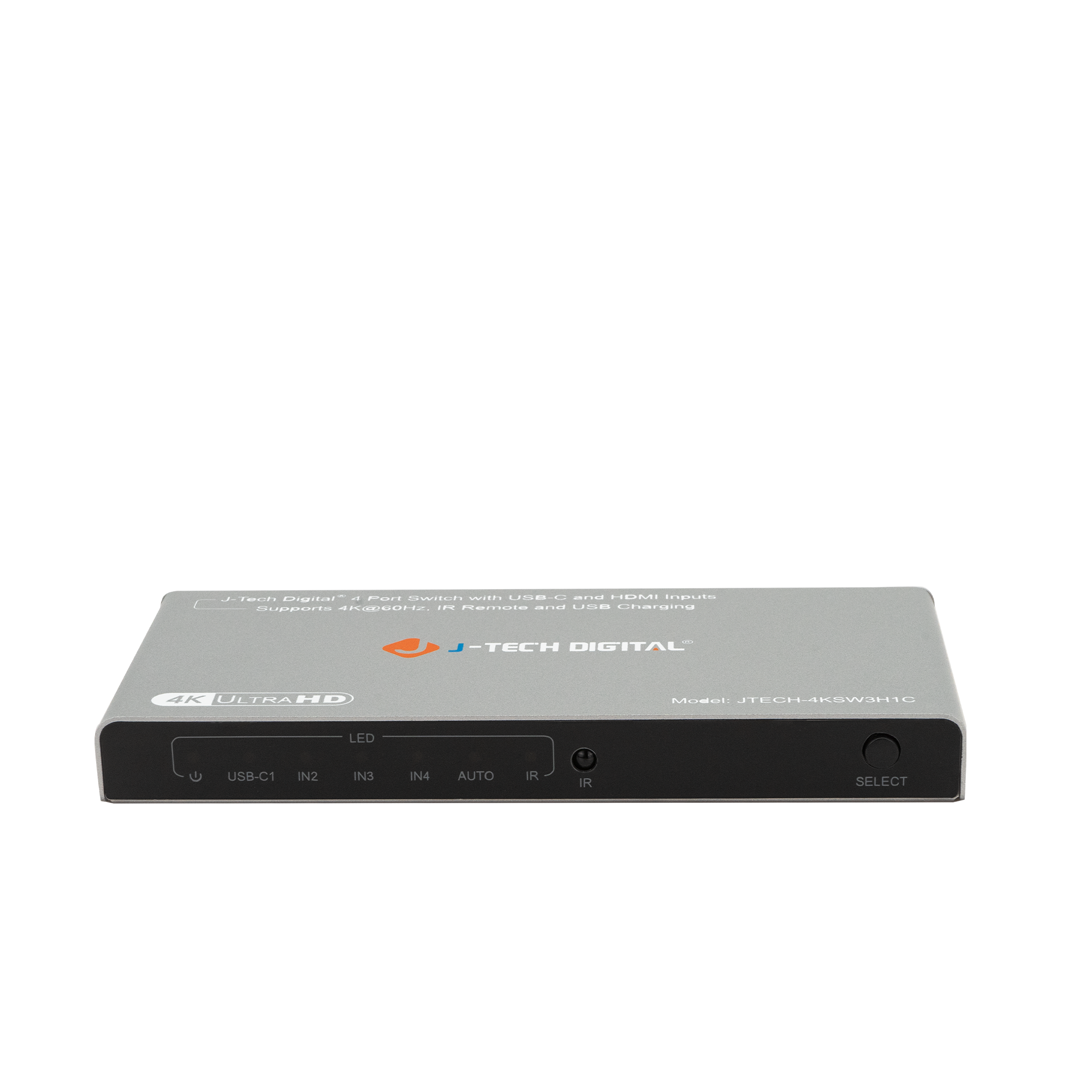 4x1 HDMI Switch – Connect up to 4 HDMI devices to a single display with support for 4K@60Hz resolution, HDR, Dolby Vision, and auto/manual switching.