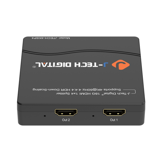 4K 1x4 HDMI splitter supporting 4K and 1080p resolutions