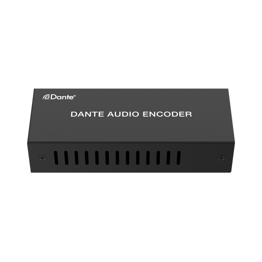 Dante audio encoder on a white background