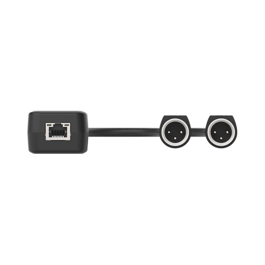 dante to xlr audio adapter converter ports overview