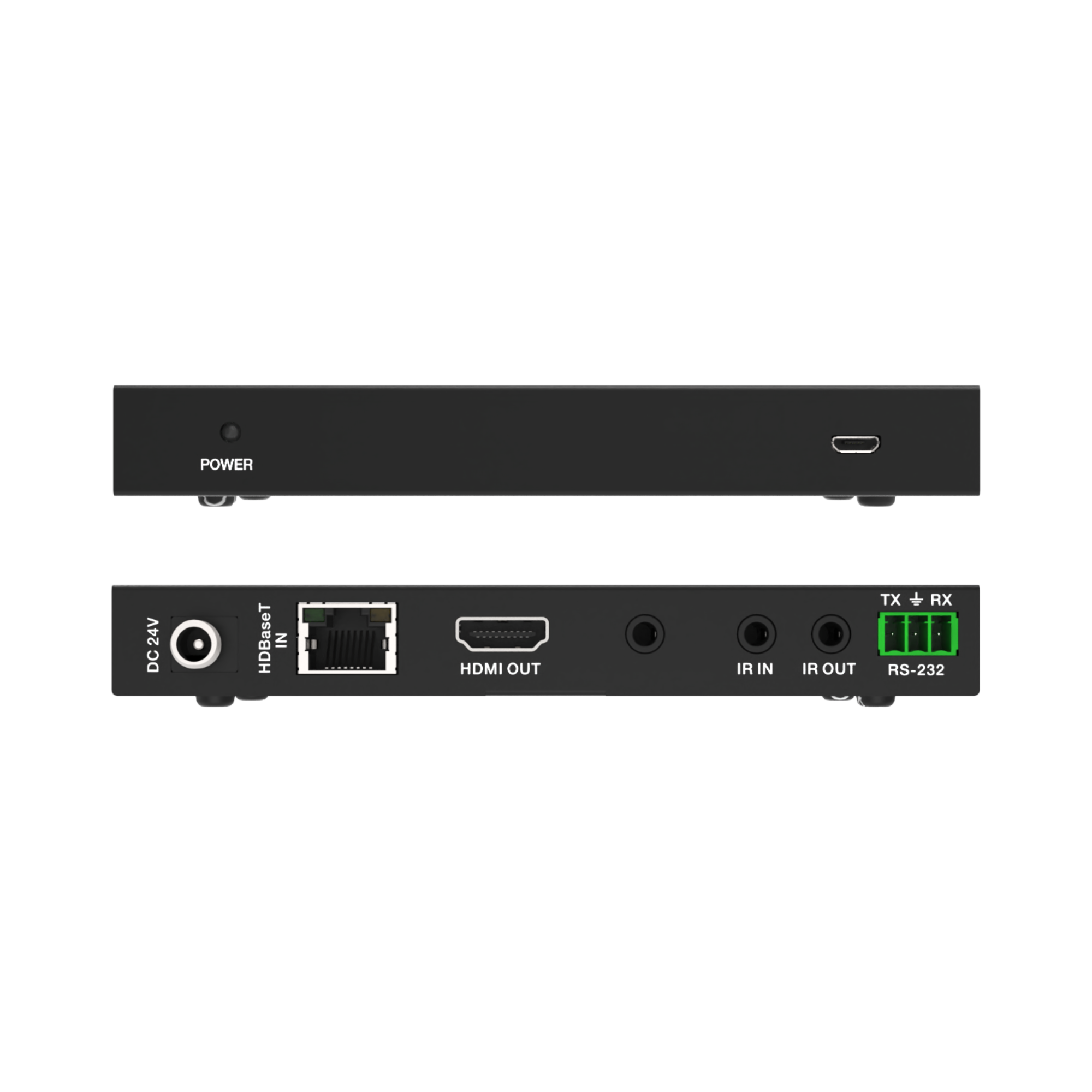 HDBaseT HDMI Extender Balun for long-distance 4K transmission.