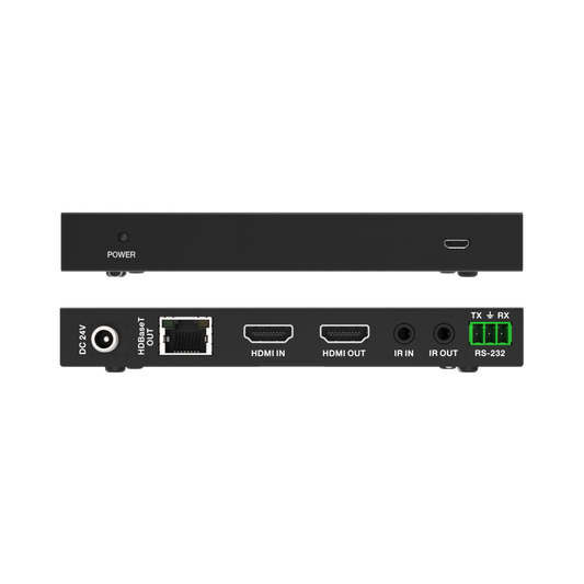 Bi-directional IR and RS232 support with HDBaseT HDMI Extender Balun.