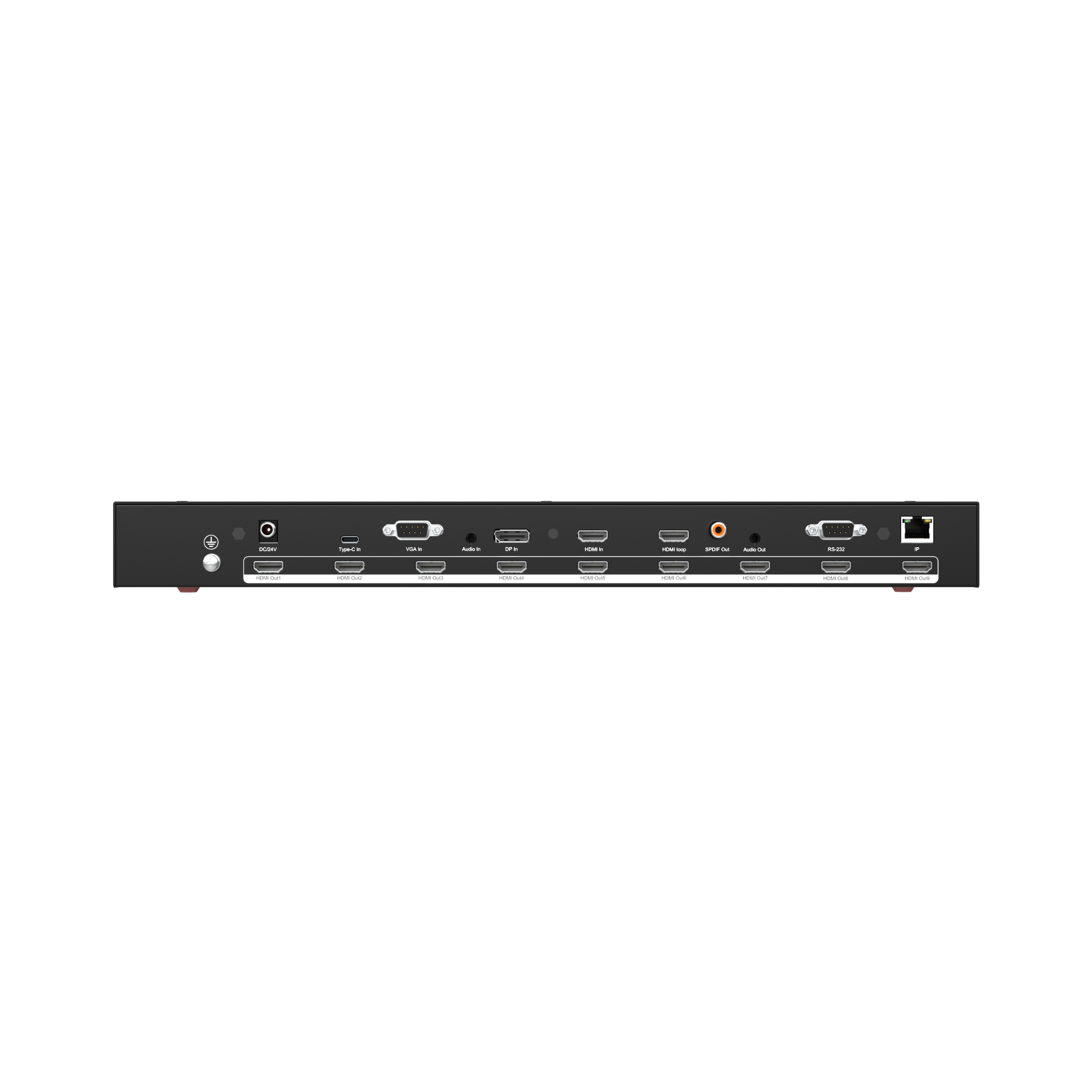JTECH-VW09 Video Wall Controller with RS-232 and Web GUI Control