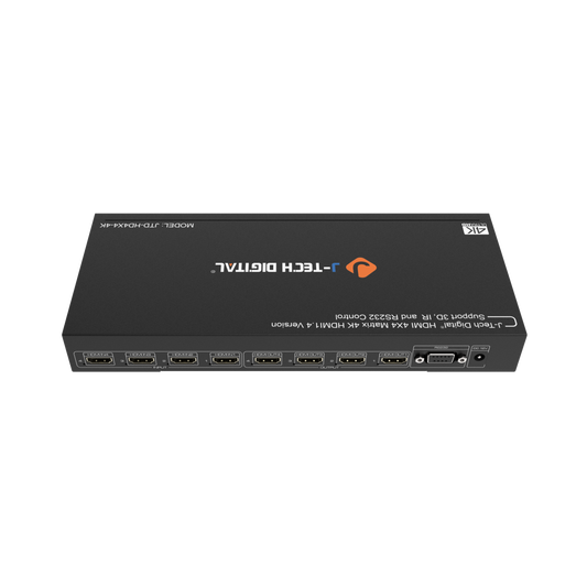 4x4 HDMI Matrix Switcher with IR Remote Control